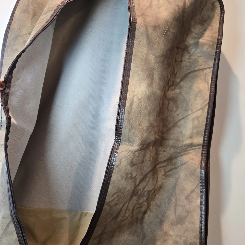 Vintage Brown Clothing Garment Hanger Travel Bag